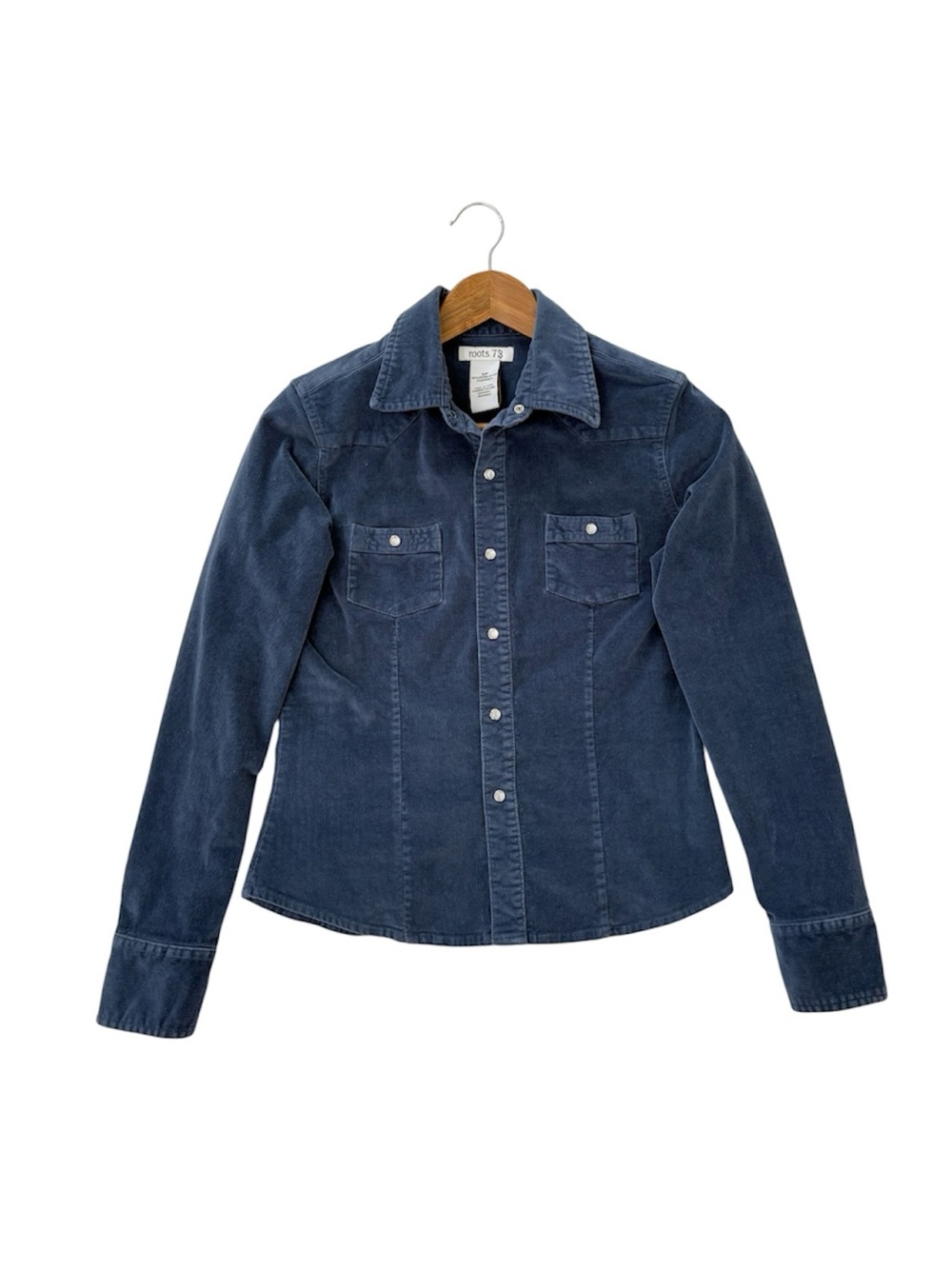 Roots 73 Navy Corduroy Shirt Jacket
